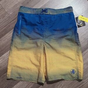 Body Glove Blue and Yellow Ombre Board Shorts